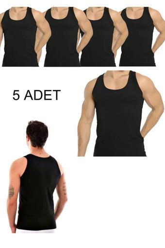Pi Giyim 5'Li Siyah Erkek Atlet