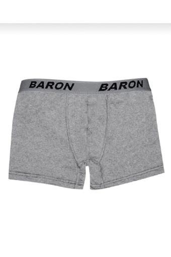 Pi Giyim Gri Renk Erkek Boxer 2Li