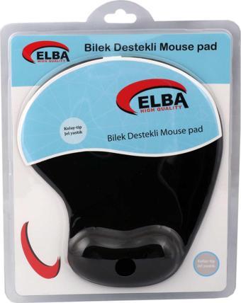 Elba K06152 Bileklikli Jel Mouse Pad Siyah