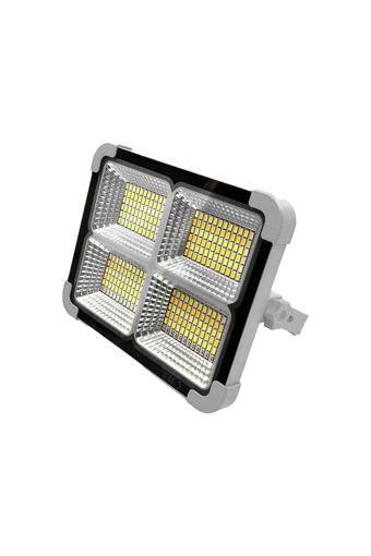 Cata Ct-4698 Güneş Enerjili Solar 200W Watt Led Projektör Taşınabilir Sarı Beyaz Ve Çakar Işık Lamba Ip44