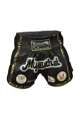 Dragondo Giftoom Spor- Boks Ekipman Muay Thai Şort Federasyon Onaylı Maç Şortu Mt2019