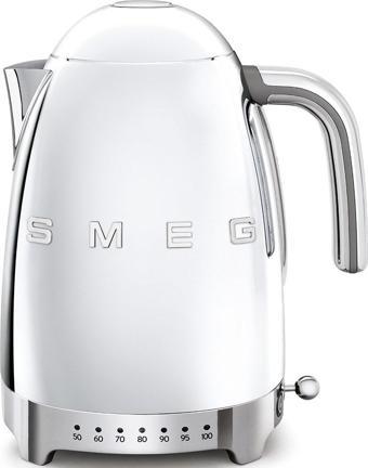 Smeg KLF04SSEU Krom Isı Ayarlı 2400 Watt 1.7 Litre Çelik Kettle