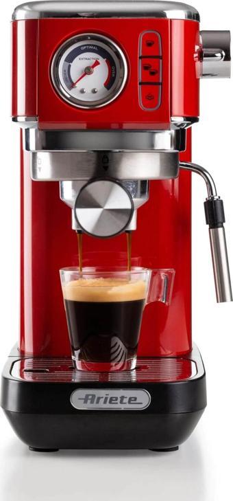 Ariete Espresso Slim Kahve Makinesi - Kırmızı 1381