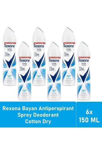 Deodorant Cotton Dry 150 ML - 6'lı  Paketi