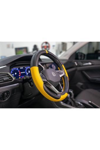 Plusoto Hyundai Matrix Uyumlu Karbon Direksiyon Kılıfı