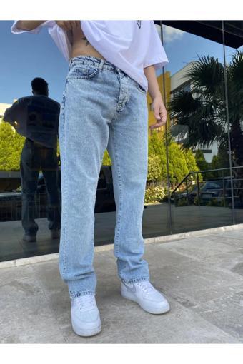 Buz Mavi Baggy Jeans