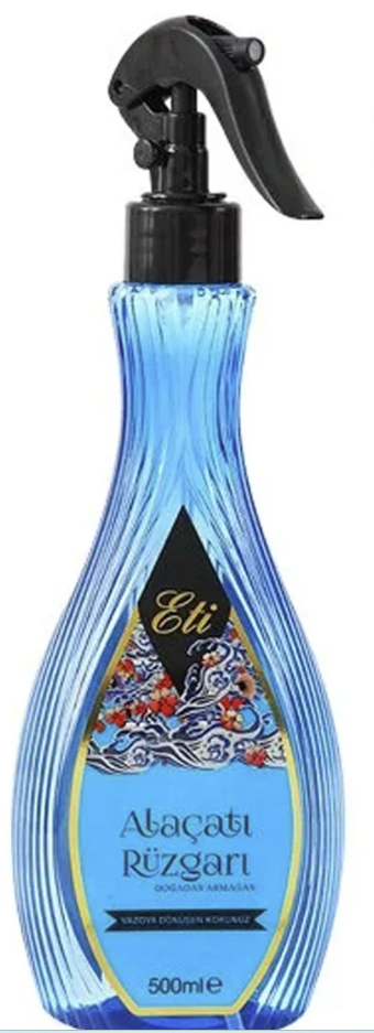 Eti Alaçatı Rüzgarı Sprey Pet Şişe Kolonya 500Ml