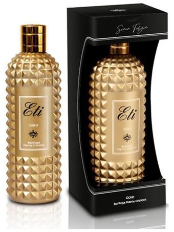 Eti Boutique Gold Cam Şişe Kolonya 300Ml