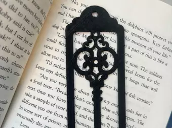 Antika Anahtar Kitap Ayracı 1 Adet - Çevre Dostu PLA