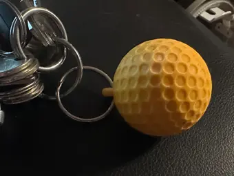 Golf Topu Anahtarlık - Çevre Dostu PLA