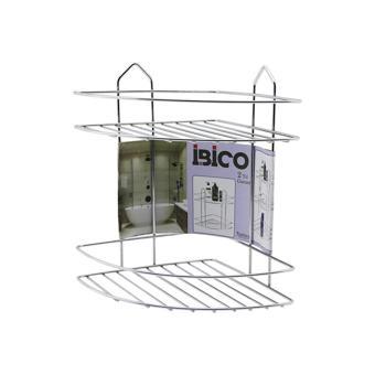 2 Katlı - Üçgen   Krom   Metal  Banyo Köşelik - Duşkabin Raf