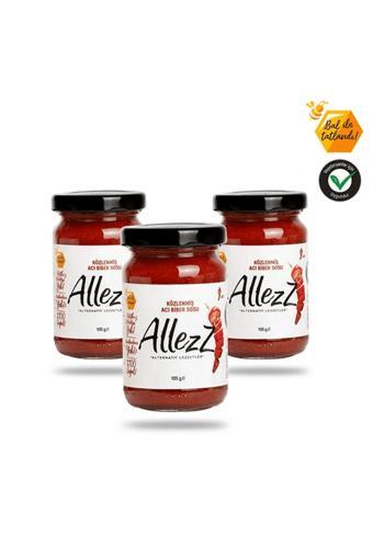 Allezz 3’lü Közlenmiş Acı Biber Sosu – Çok Acı (Hot)