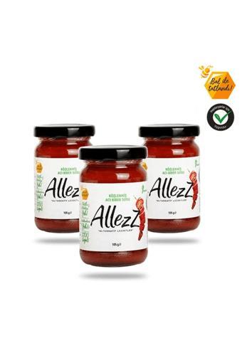 Allezz 3’lü Közlenmiş Acı Biber Sosu – Normal Acı (Mild)
