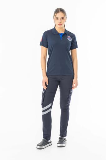 112 Acil Paramedik T-Shirt Unisex Lacivert (ATT002)