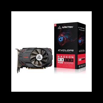 Arktek Cyclops, Akr550d5s4gh1, Rx550, 4gb, Gddr5, 128bıt, 1xdvı, 1xhdmı, 1xdp Gamıng Ekran Kartı
