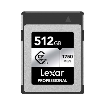 Lexar LCXEXSL512G-RNENG 512 GB 1750-1300Mb/s CF Express Type B Compact Flash Kart