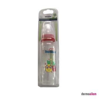 Bambino Pp Kavramalı Biberon 250 ml Kırmızı