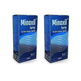 Minoxil Forte Deri Spreyi %5 60 ml 2 Adet
