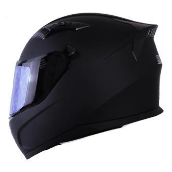 Motosiklet Kask Ece 22.R06 Double Vizörlü Full Face Motor Kaskı Mat Black