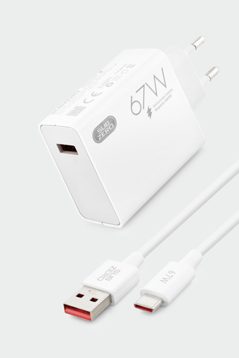 Subzero SG51 67W USB to Type-C Kablo Turbo Hızlı Şarj Cihazı Seti
