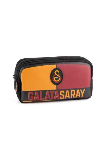 Galatasaray Lisanslı Jumbo Boy Çift Gözlü Kalem Çantası