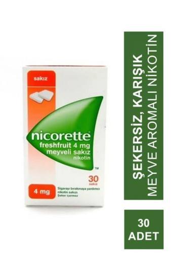 Niccoreettte 4mg Meyveli Sakız