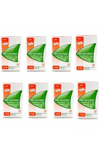 Niccorreetttte 4mg Meyveli Sakız 8 KUTU