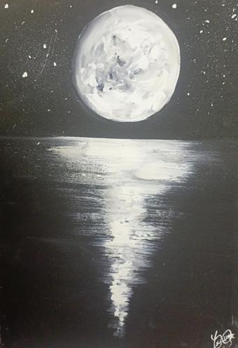 Ert sanat atölyesi el yapımı imzalı tablo