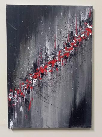 Ert sanat atölyesi el yapımı imzalı tablo 35x50 cm 