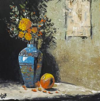 Ert sanat atölyesi el yapımı imzalı tablo 40x40 