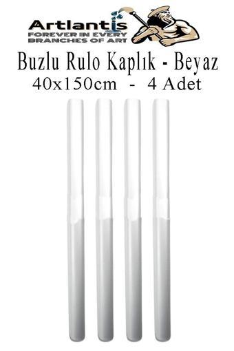 Buzlu Rulo Şeffaf Kaplık 4 Adet 40x150 cm Defter Kitap Kaplığı Okul Öğrenci Rulo Kaplık