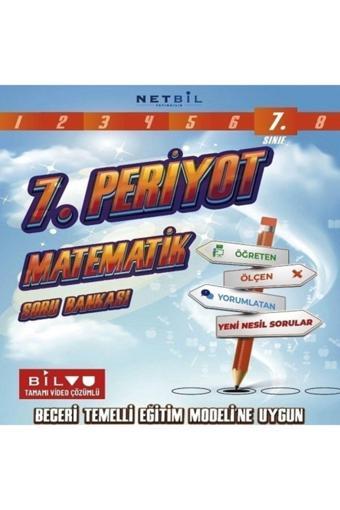 Netbil Yayınları 7.Sınıf Matematik Periyot Soru Bankası Netbil Yayıncılık Yeni - Netbil Yayınları