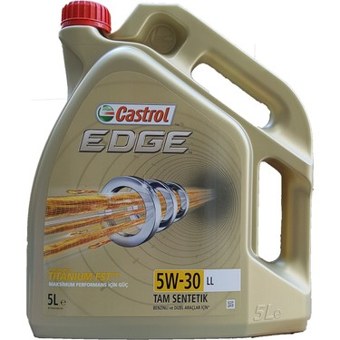 Castrol Edge 5W-30 LL 5 lt Motor Yağı DPF  ÜRETİM YILI 2023