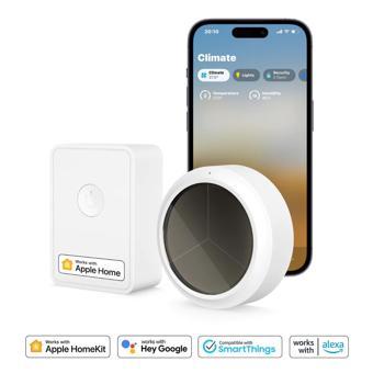 Meross Akıllı Sıcaklık ve Nem Sensörü ve Hub MS100FH (Apple Home Destekli)