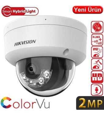 HAIKON DS-2CD1121G2-LIUF 2MP 2.8MM IR 20MT SMART HYBRID LIGHT ACUSENSE DAHİLİ MİKROFON IP67