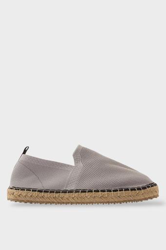 Unisex El Yapımı Triko Espadril GRI