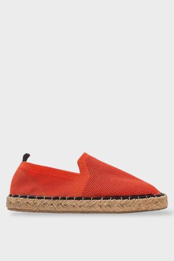 Unisex El Yapımı Triko Espadril ORANJ