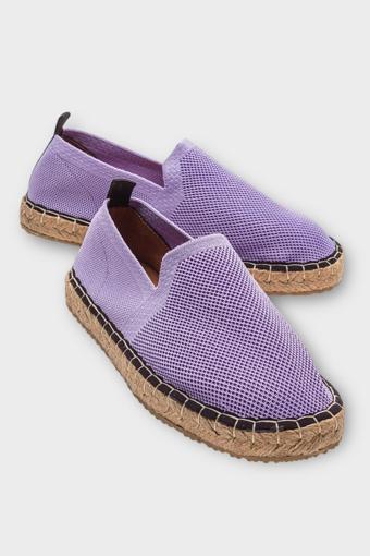Unisex El Yapımı Triko Espadril Lila