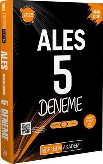 2025 ALES Tamamı Çözümlü 5 Deneme Pegem Yayınları - Pegem Akademi Yayıncılık