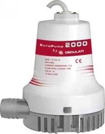 Europump II Sintine pompası 12V 2000 GL/saat Kapasite