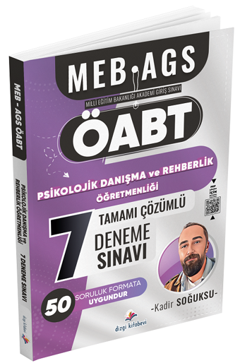 Dizgi Kitap ÖABT MEB-AGS Psikolojik Danışma ve Rehberlik Öğretmenliği 7 Deneme Çözümlü - Kadir Soğuksu Dizgi Kitap - Dizgi Kitap Yayınları