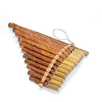 Büro Ev Ofis Hobi Müzik Keyfi için Tekli Maksi Bambu Müzik Aleti Pan Flüt Çalgısı