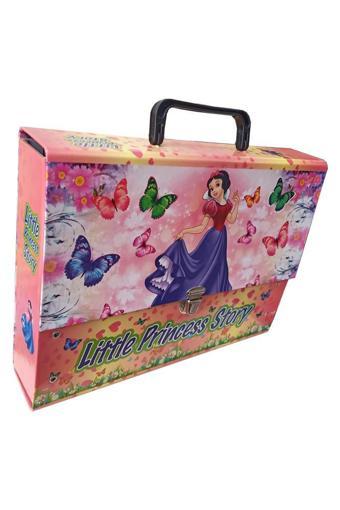 Saplı Klasör Kız Figürlü 1 Adet Kulplu Klasör 32x24x7 cm Okul Öğrenci Klasörü Saplı Çanta Saplı Dosya