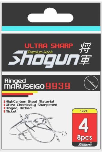 Shogun 9939 Maruseigo Halkalı Nikel İğne No:1/0