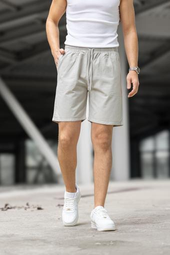 KİTE Regular Fit Cepli Kapri Şort - Beyaz