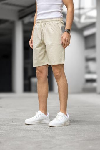 KİTE Regular Fit Cepli Kapri Şort - Bej