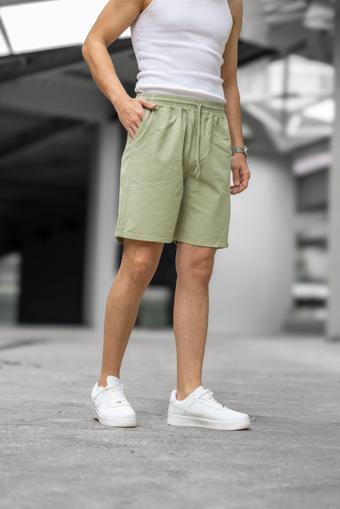 KİTE Regular Fit Cepli Kapri Şort - Yeşil