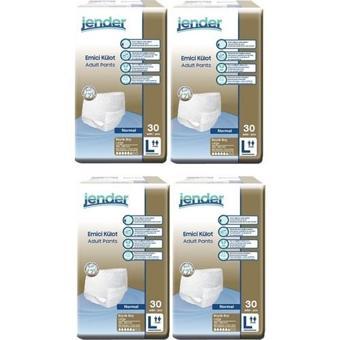 Jender Emici Külot Large Büyük Boy 30'lu 4 paket / 120 adet