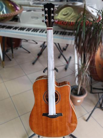 Maun Ağacı Kesik Kasa Akustik Gitar