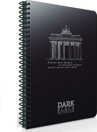 Gıpta Dark Spiralli Pp Kapak 50 Yaprak A4 Düz Defter